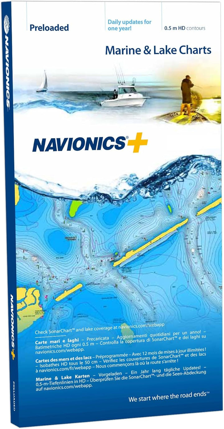 Navionics Plus 43XG Mittelmeer & Schwarzes Meer Meere & Seen, Karte auf SD/MSD