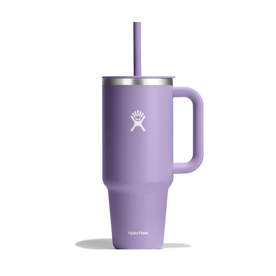 Hydro Flask - Reise-Tumbler 1180 ml (40 oz) mit verschliessbarem Press-In-Trinkhalmdeckel - Edelstah