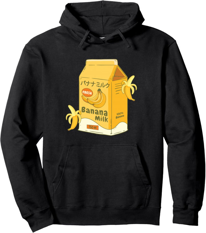 Bananenmilch, ästhetisch, Otaku, japanisch, als Kawaii-Geschenke Pullover Hoodie