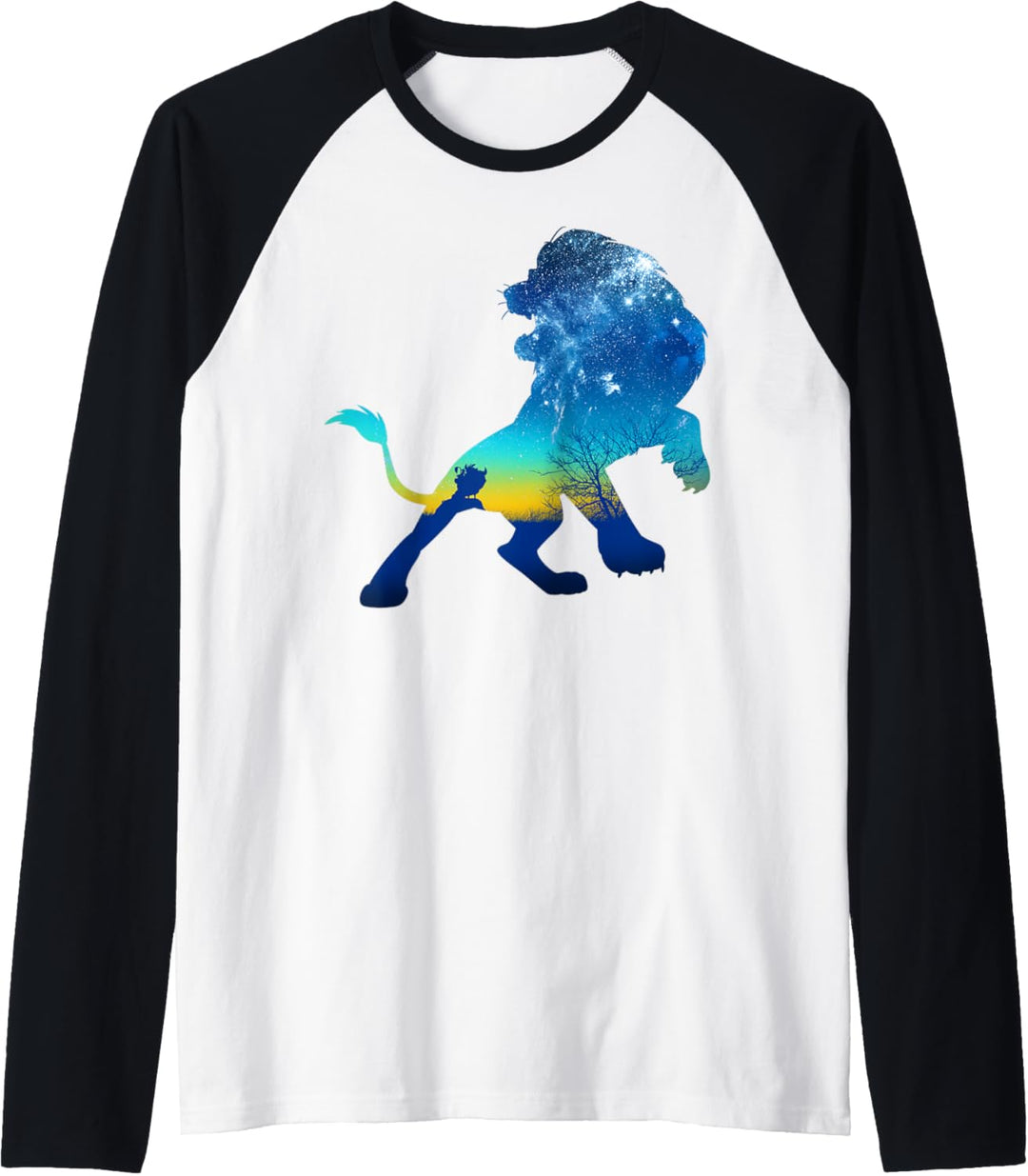 Disney Lion King Simba Sky Silhouette Raglan
