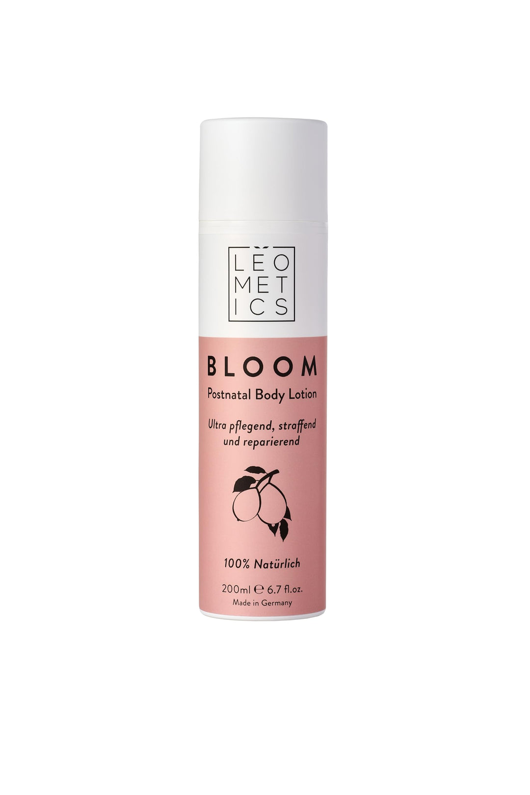 Leometics Bloom Body Lotion - 200ml - 100% Natürlich - reparierend, straffend und ultrapflegend für
