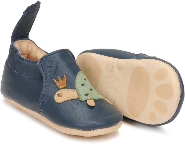 Easy Peasy Krabbelschuhe Blumoo Baby Lauflernschuhe Jungen Mädchen Weicher Leder Babyhausschuhe Klei