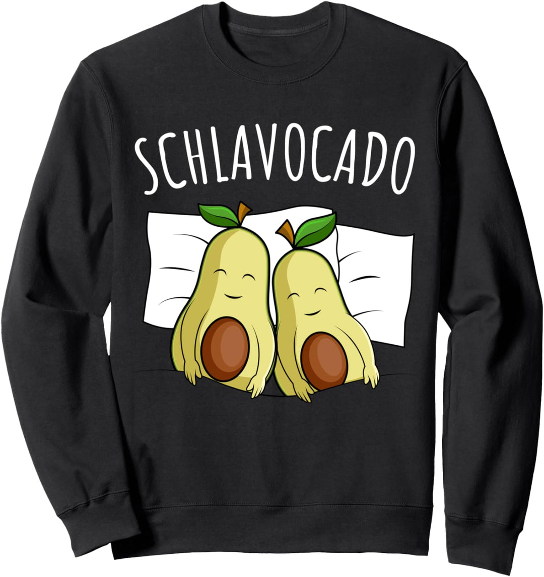 Avocado Schlafshirt Schlavocado Schlafanzug Schlafen Sweatshirt