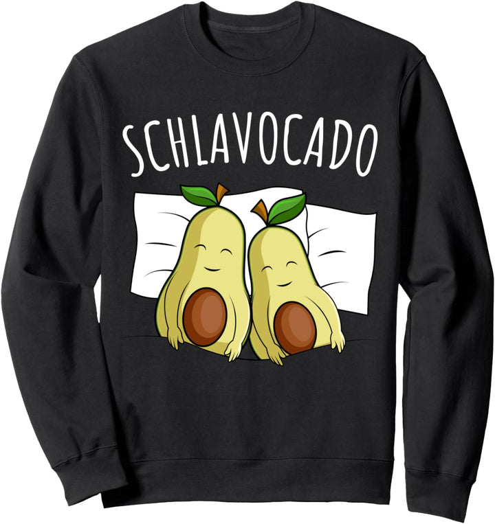 Avocado Schlafshirt Schlavocado Schlafanzug Schlafen Sweatshirt