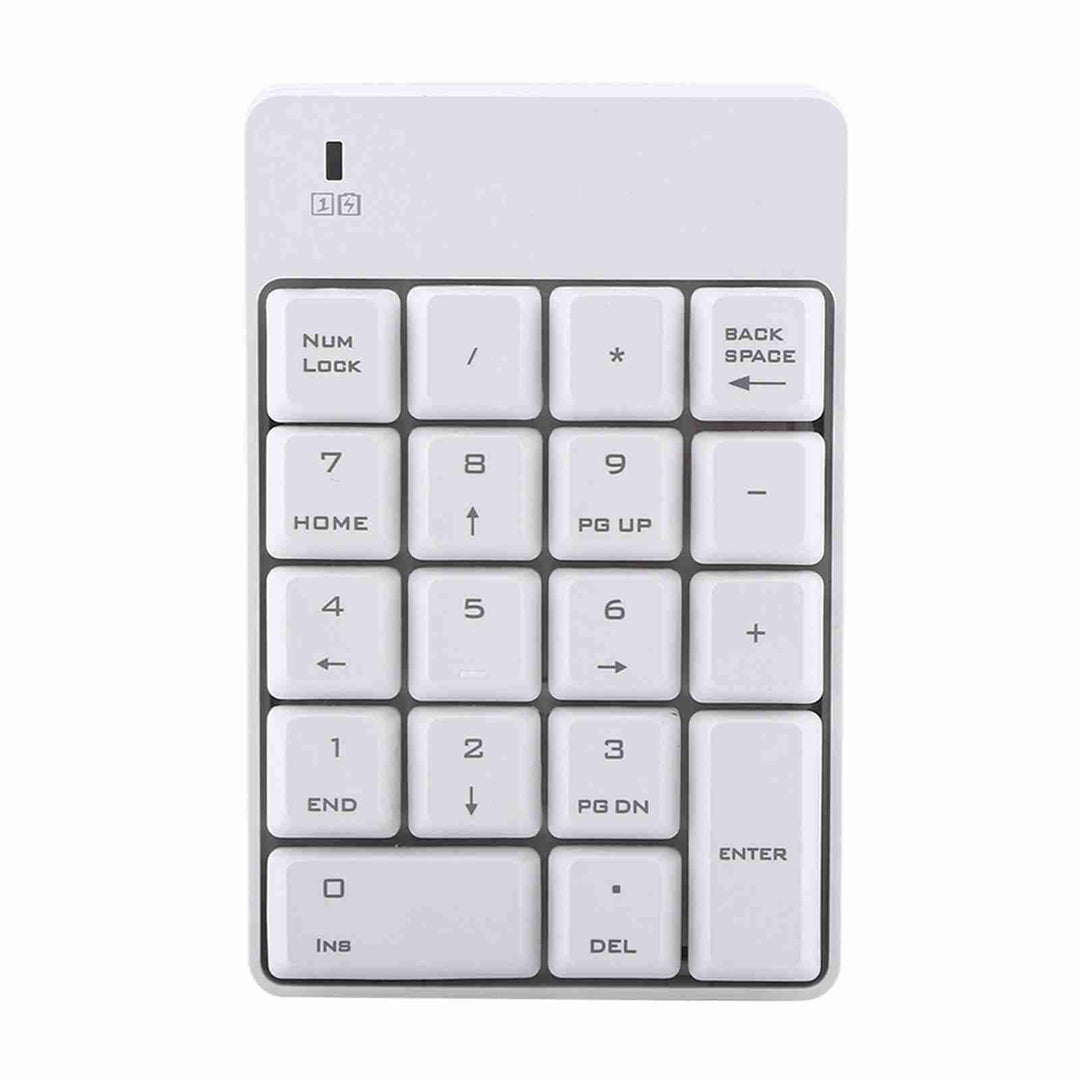 Wireless USB Numpad, 2,4 GHz -Nummer Tastatur -Kompakt -Design für Notebook -Benutzer, Kompatibel mi