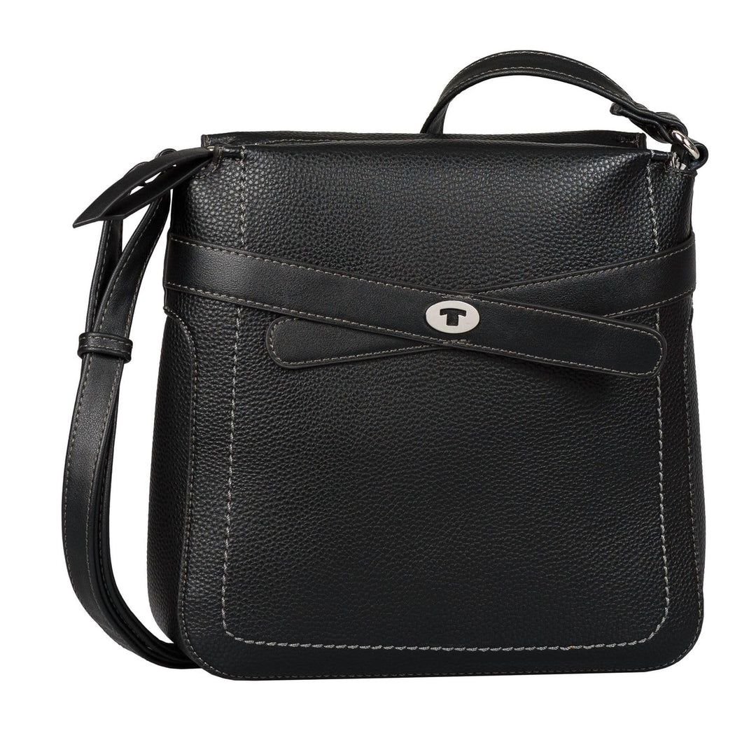 TOM TAILOR bags Lilly Damen Umhängetasche Crossbody Bag 25 x 9,5 x 27 Schwarz, 25 x 9,5 x 27 Schwarz