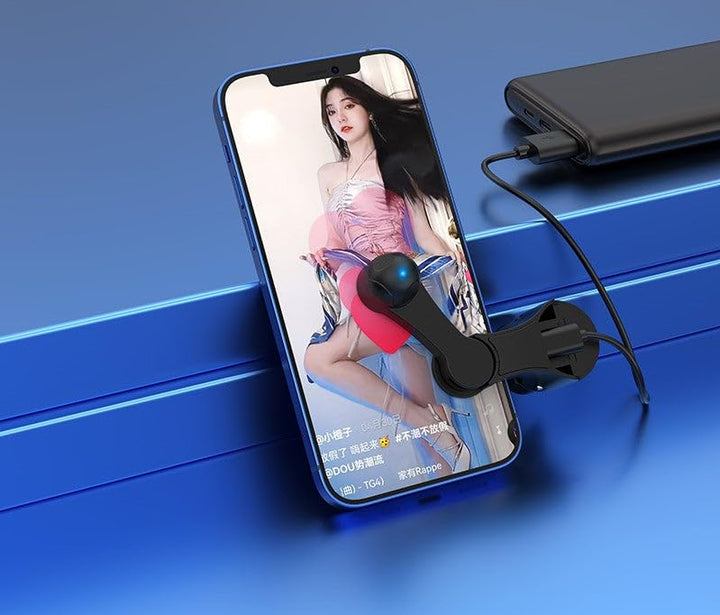 fonefunshop Auto Clicker Tapper Maschine schwarz - Fast Phone Tap Game Farm Liker Gerät