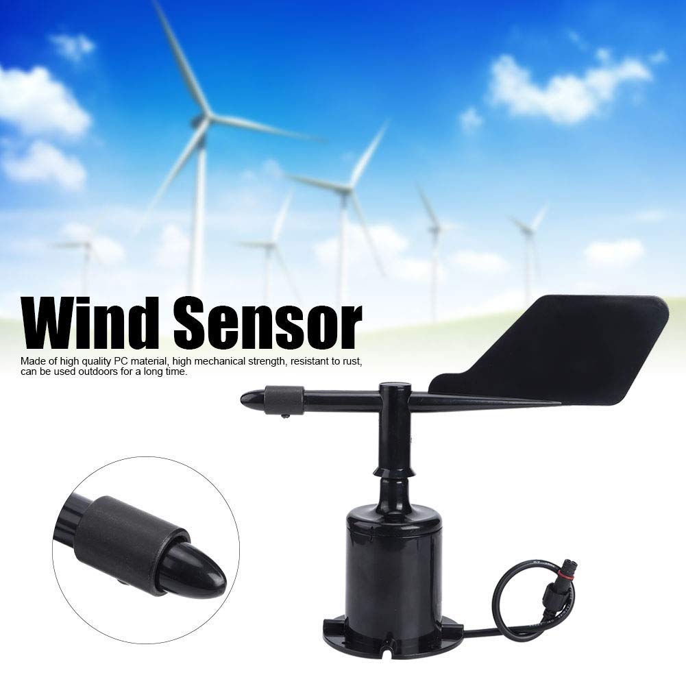 0–10 V, 8 Anzeigerichtungen, Windgeschwindigkeitssensor, Umgebungssignalausgang, Polycarbonat-Windge
