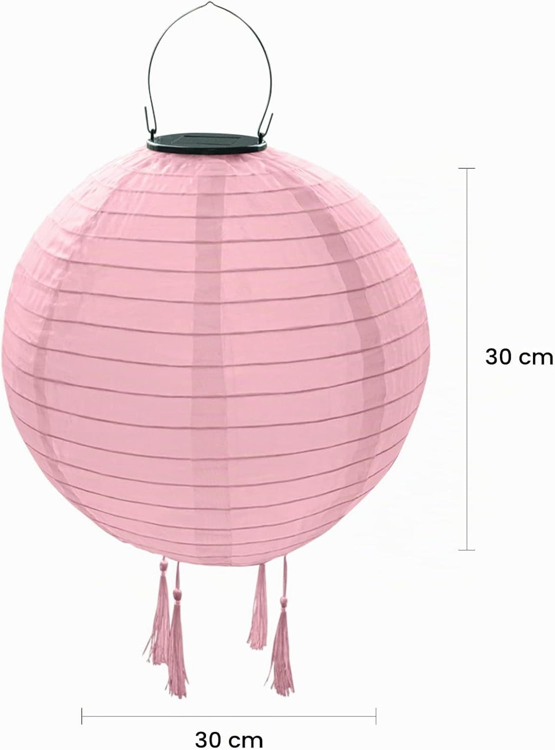 Solar Lampions Aussen Wetterfest，Himmel 3 Stücke Solar LED Laterne Wasserdicht Nylon Hängende Garten
