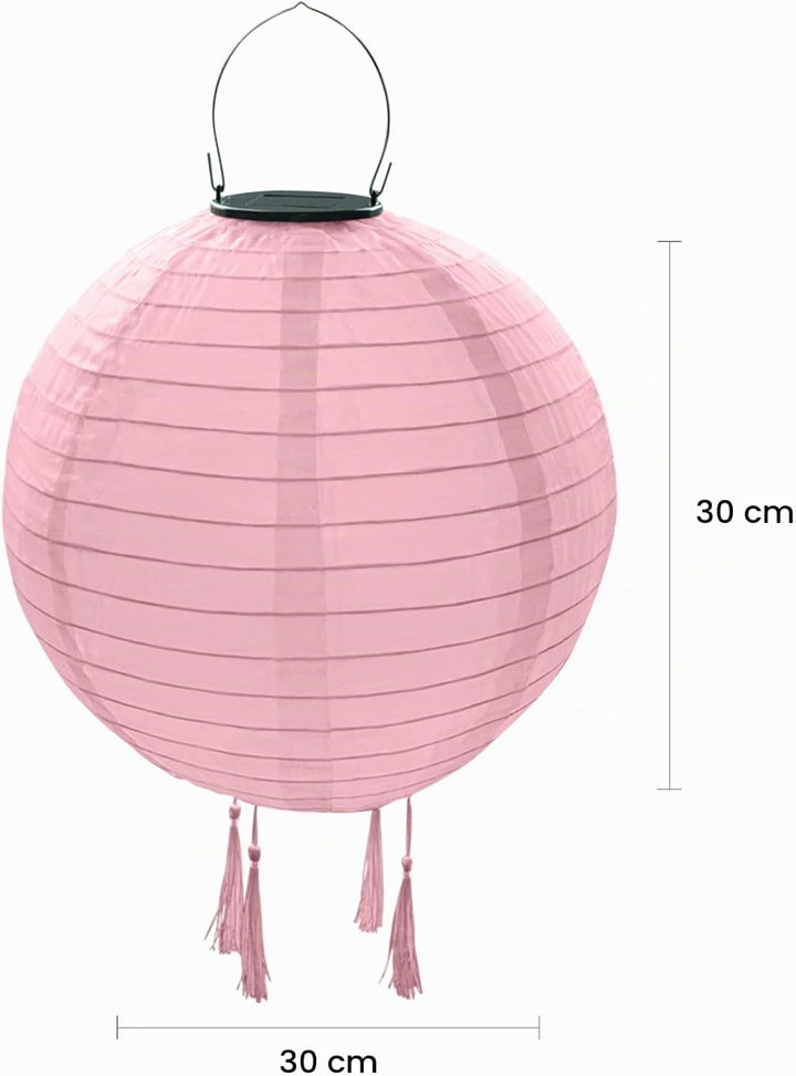 Solar Lampions Aussen Wetterfest，Himmel 3 Stücke Solar LED Laterne Wasserdicht Nylon Hängende Garten