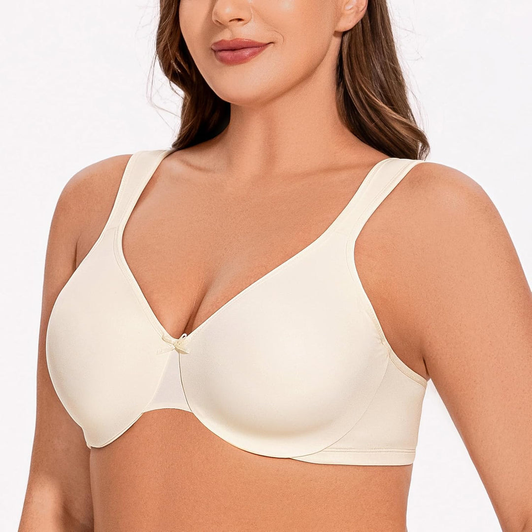 MELENECA Damen-Minimizer-BH in Übergrösse, vollständig bedeckend, nahtlos, nicht gepolstert 70C Gebr
