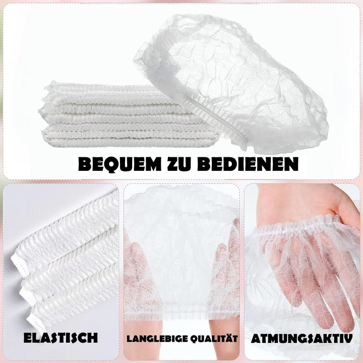 100 Stück Gärkörbchen Vlies Einlagen, Antihaft Vlies für Brotteige, Elastischer Brotkörbe-Korbeinsat