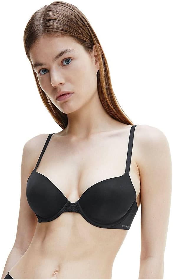 Calvin Klein Damen Demi-Cups BH Lightly Lined mit Bügel, Schwarz (Black), 70C (32C)