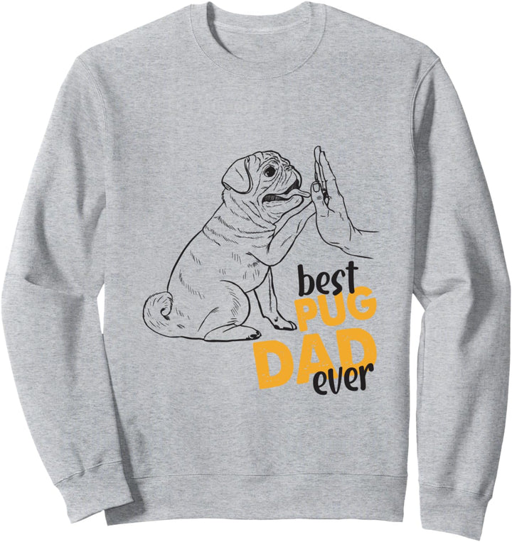 Bester Mops Papa Ever Mops Kleidung für Männer Mops Papa Sweatshirt