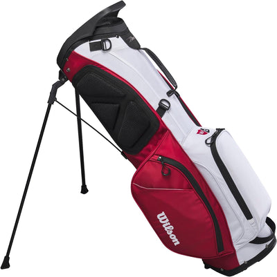 Wilson Unisex-Adult Exo Lite Golf Club Bag NS Red/ White, NS Red/ White