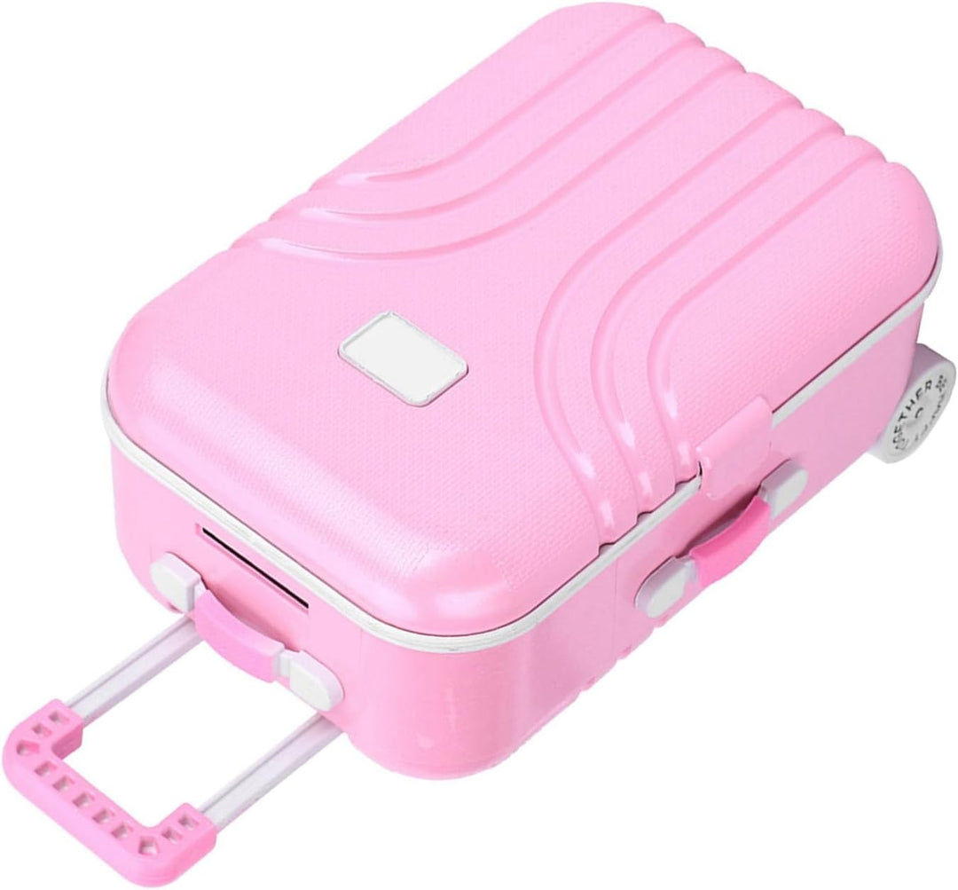 Mini-Kofferspielzeug, Mädchenliebe Plastik Spielzeug für Kinder, Compact Design, Pink, für Kleinkind