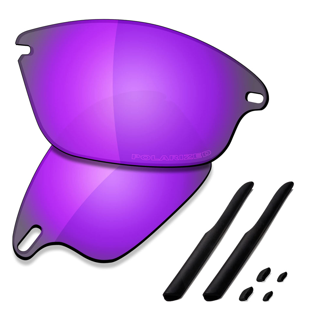 Saucer Premium Ersatzgläser für Oakley Fast Jacket OO9097 Sonnenbrillen High Defense - Violet Purple