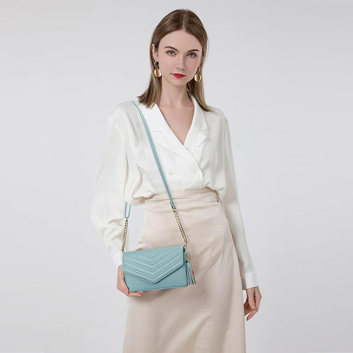 Peacocktion Damen Umhängetasche, Kleine Crossbody Taschen Geldbörse Handtasche Schultertasche Reisep
