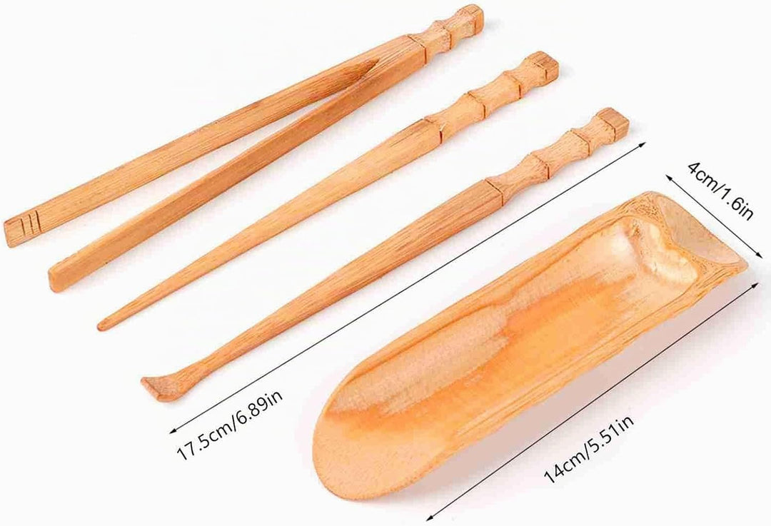 4 Stücke Teelöffel Chinesisches Klassisches Teeservice Werkzeug Teezeremonie Zubehör Chinesisches Ku