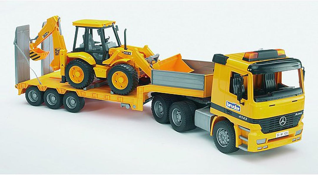 bruder 02428 - JCB 4CX Baggerlader - 1:16 Frontschaufel Heckbagger Baustelle Baufahrzeug Baumaschine