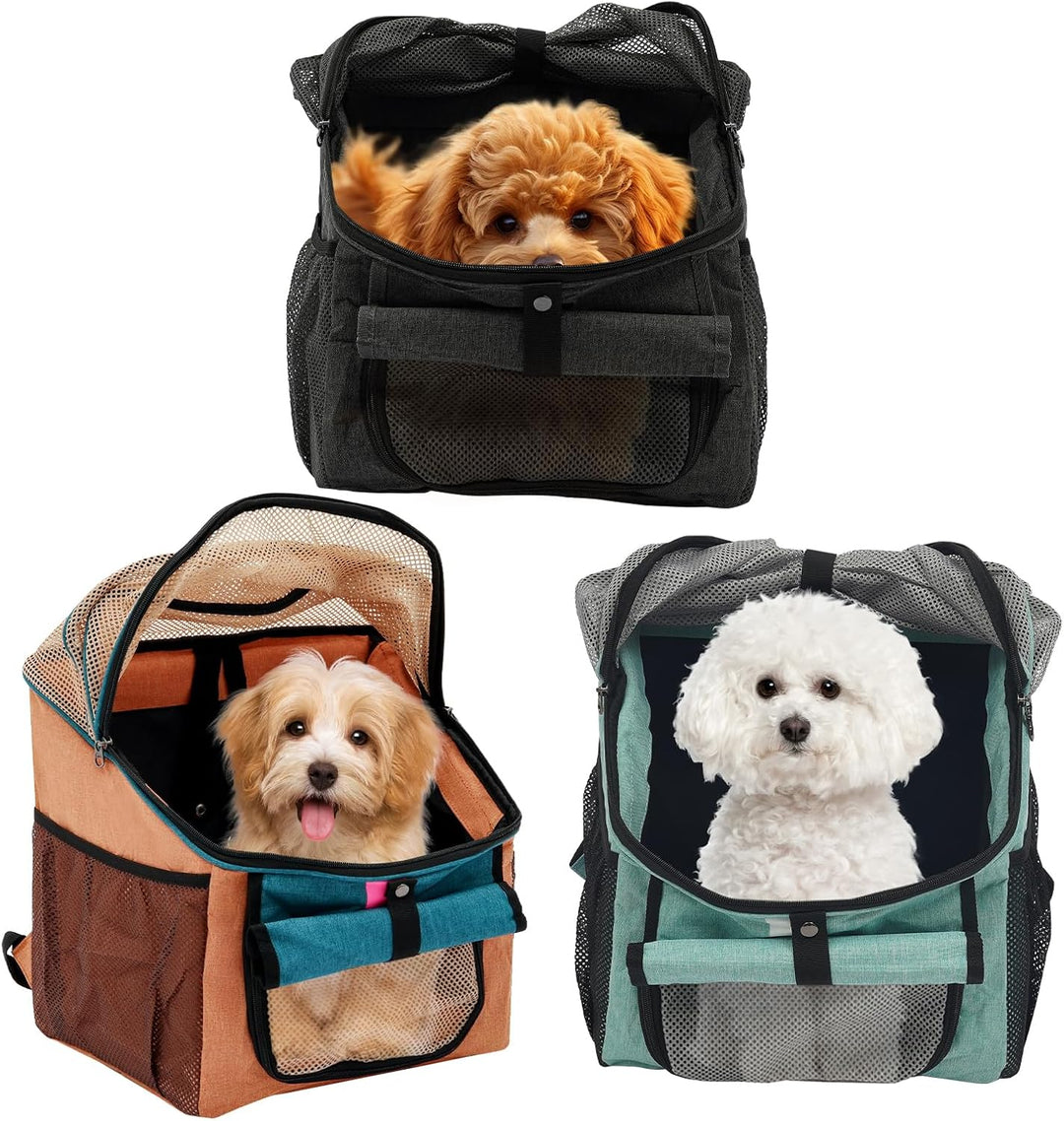 Faltbarer Hundefahrradkorb als Fahrradtasche 3-in-1 (Blau) Blue, Blue