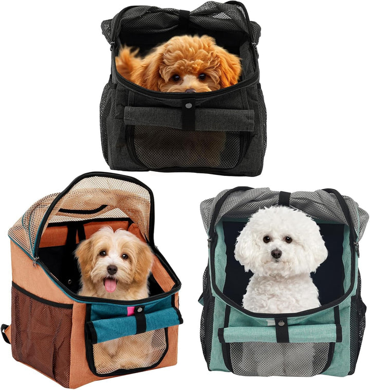 Faltbarer Hundefahrradkorb als Fahrradtasche 3-in-1 (Blau) Blue, Blue