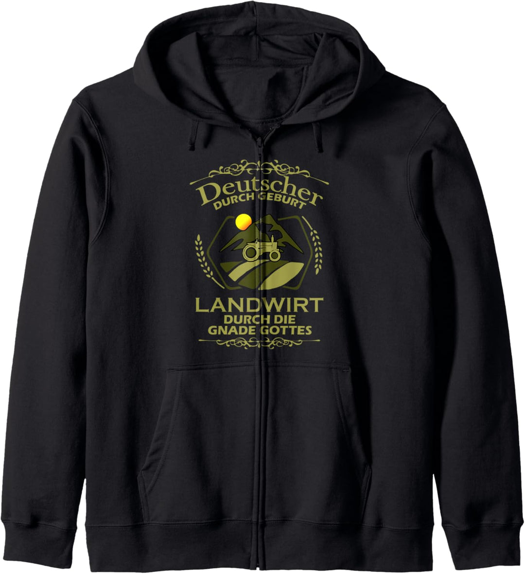 Landwirt lustiger Spruch Geschenk Traktor Landwirtschaft Kapuzenjacke