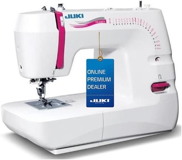Juki Nähmaschine mechanisch, Metall, weiss, 41 x 17,7 x 30,8 cm