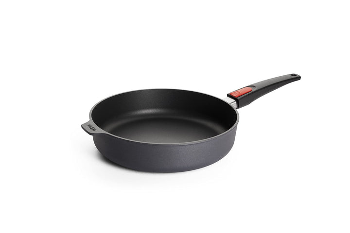 Woll – Diamond Lite Hochrandpfanne Ø 28 cm mit abnehmbarem Stiel – Antihaftpfanne aus Aluminiumguss,