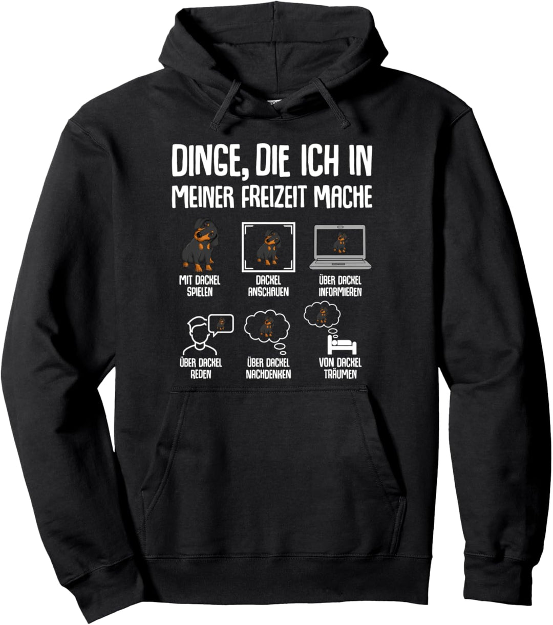 Dackel Dachshund Teckel Pullover Hoodie