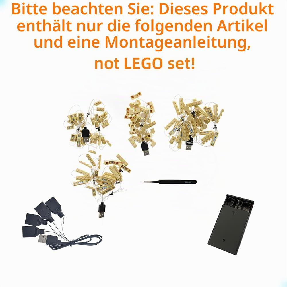GEAMENT LED Licht-Set Kompatibel mit Lego Kolosseum (Colosseum) - Beleuchtungsset für Creator 10276