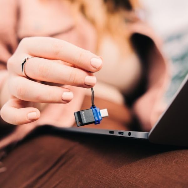 VERBATIM Store 'n' Go Dual USB-Stick I USB 3.2 Gen 1 & USB-C I 32GB I 2 in 1 Speicherstick I USB-C/U