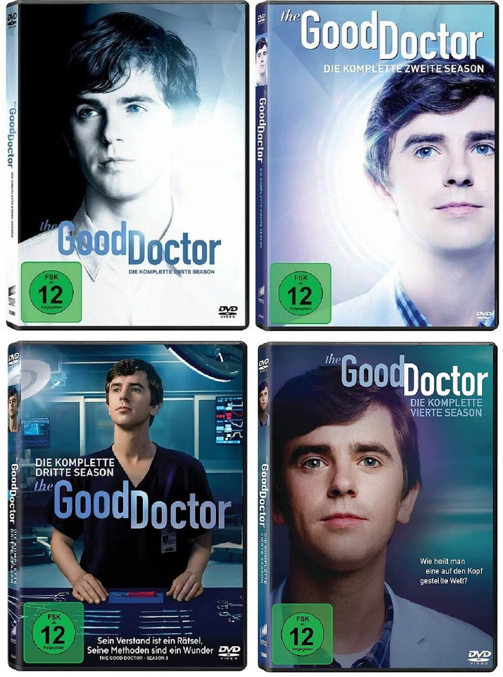 The Good Doctor Staffel 1-4 (1+2+3+4, 1 bis 4) [DVD Set], DVD