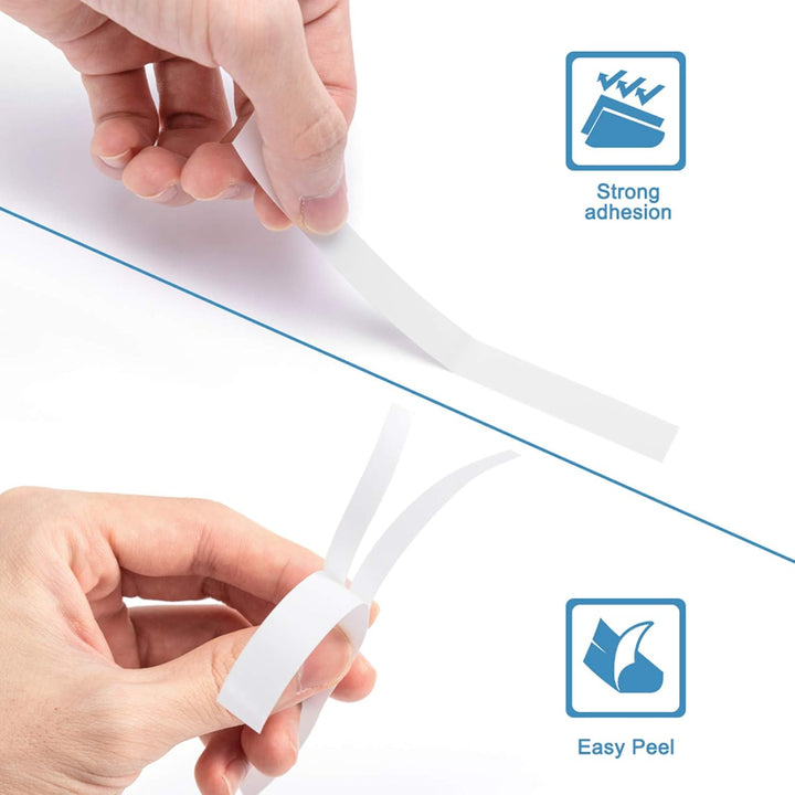 8x MarkField Kompatibel mit Dymo Letratag Etikettenband 12mm x 4m, Kompatibel mit Dymo Letratag Schr