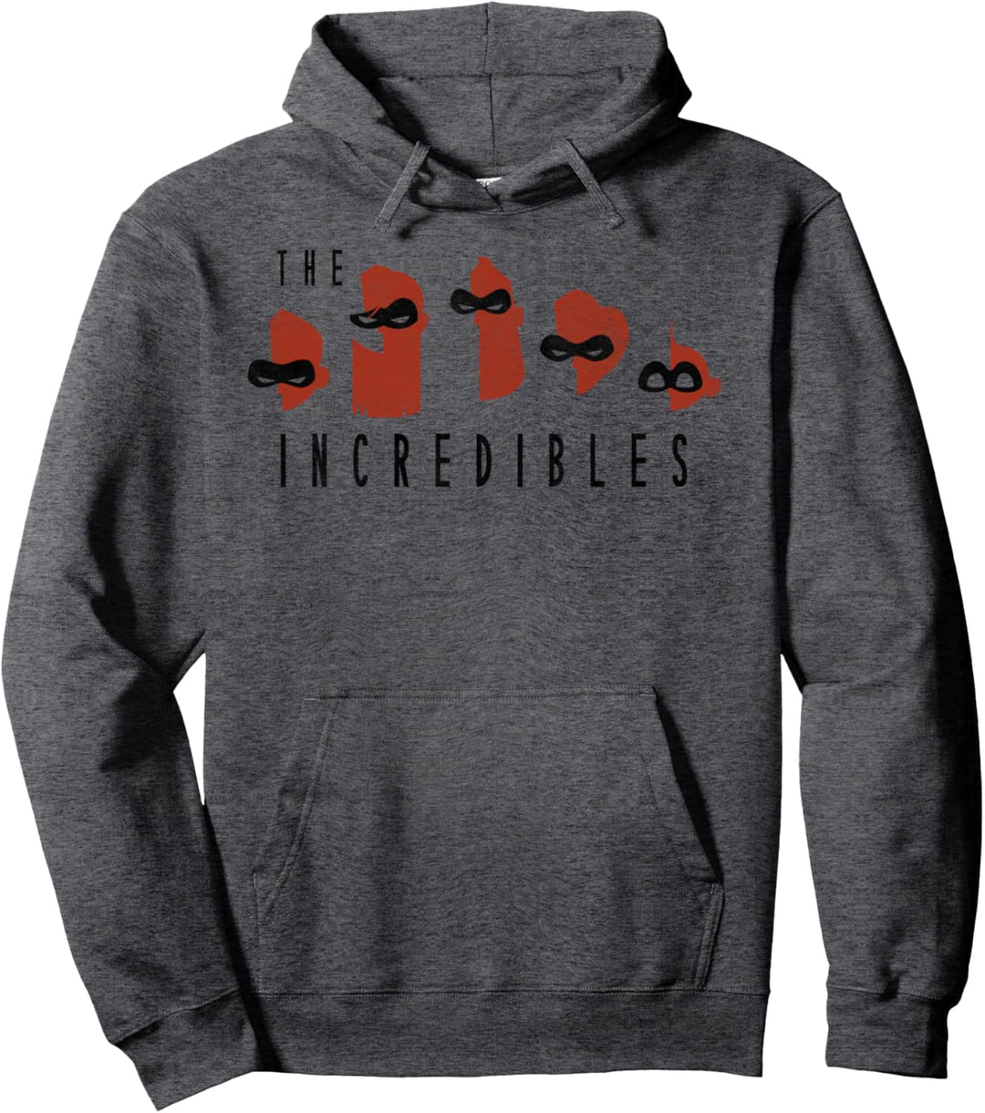 Disney Pixar Incredibles Family Faces Poster Pullover Hoodie