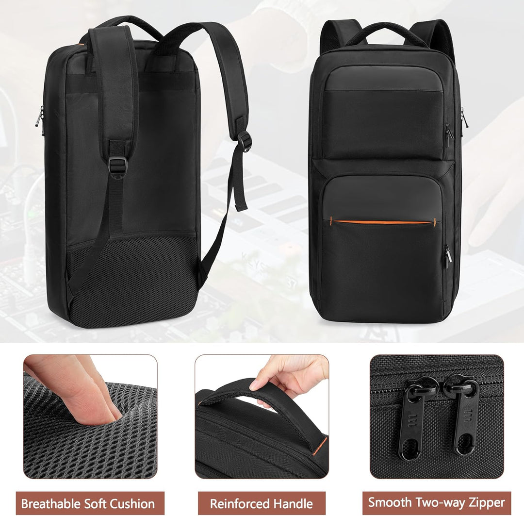 Tragbarer Rucksack für 37 Tasten Klaviertastaturen, Tragetasche für MIDI-Keyboard-Controller, Schutz