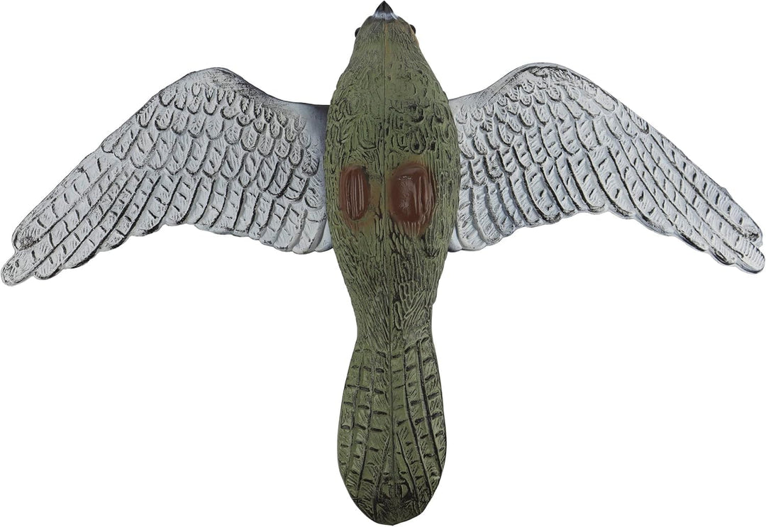 Vogelscheuche und Nagerschreck 52 cm Spannweite - ideal gegen lästige Tauben, Amseln und Elstern.