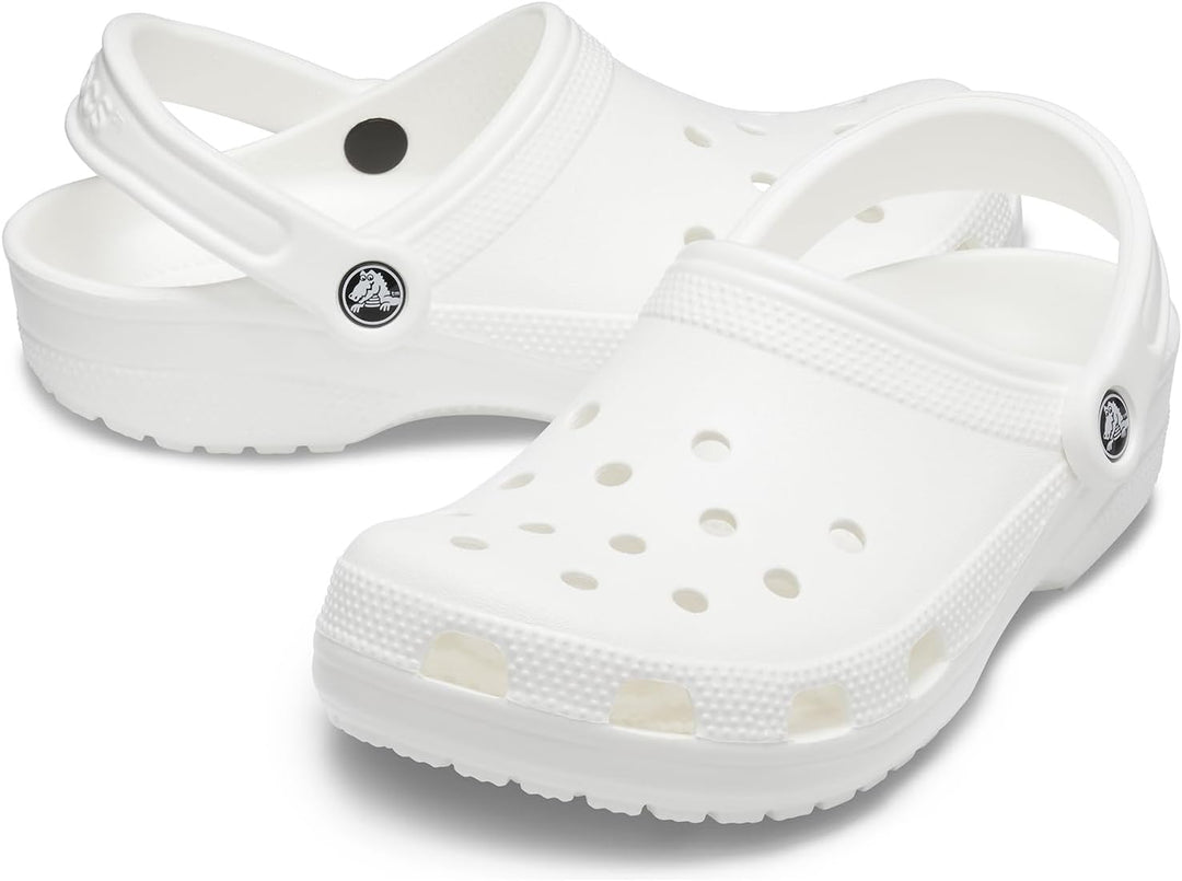 Crocs Unisex Classic Clog 34/35 EU Weiss, 34/35 EU Weiß