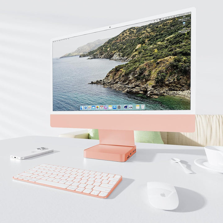 USB C HUB Für iMac24 2021/2023/2024,7 In 1 iMac Hub Für iMac M1/M3/M4, iMac Zubehör Mit USB C 10gbit