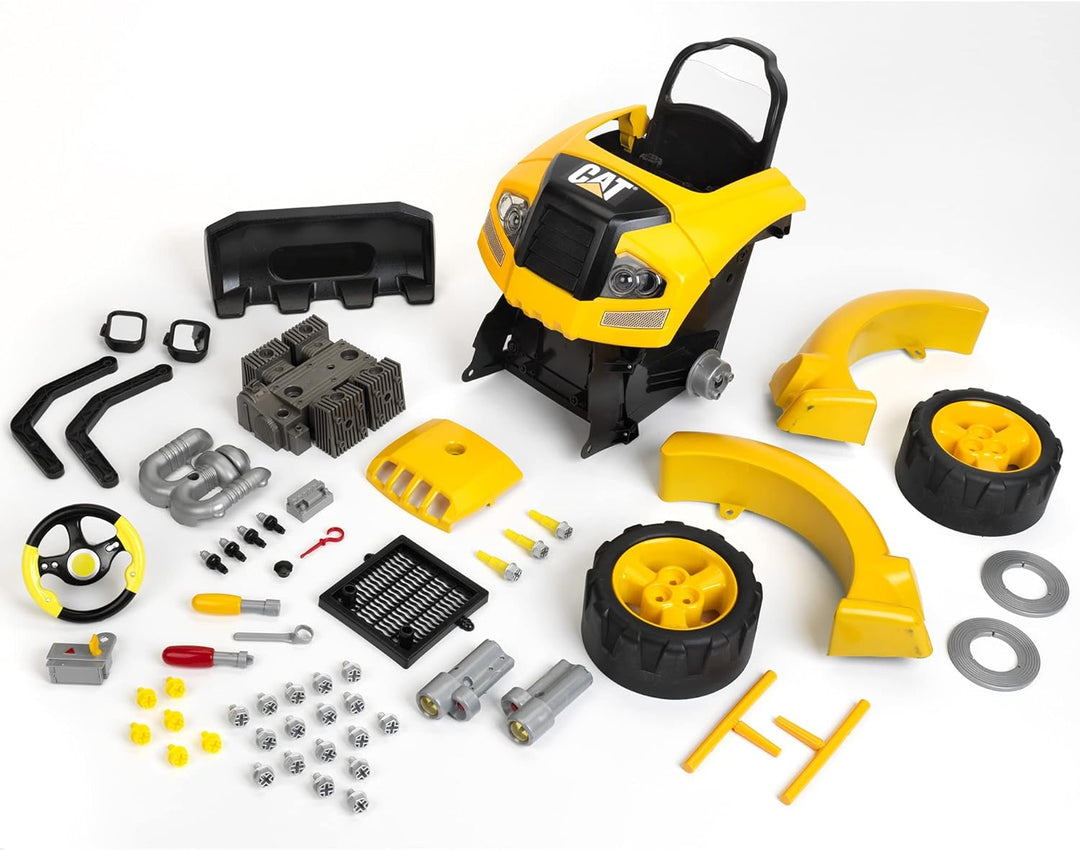 Theo Klein 3206 CAT Truck Engine I Motorblock mit lehrreichen Reparatur-Funktionen I Batteriebetrieb