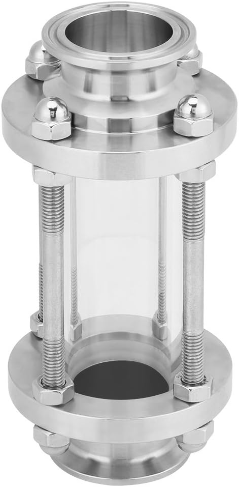 Sanitary In-Line Schauglas Tri Clamp 38Φ Sanitärglas Edelstahl