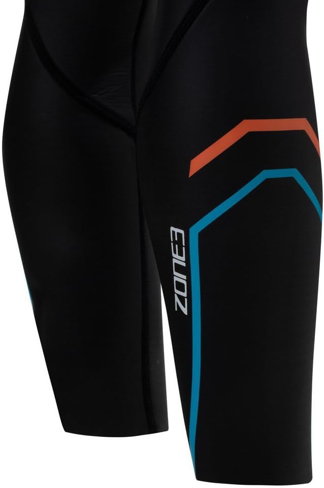 Zone3 Junior Aspect Brustschwimmen Neoprenanzug mit Reissverschluss hinten Back Zip - Schwarz - Easy