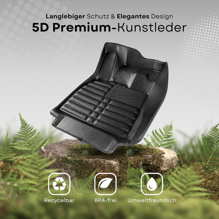 fussmattenprofi.com Fussmatten Auto Set für Mercedes C-Klasse W205 S205 Baujahr ab 2014 I Perfecte P