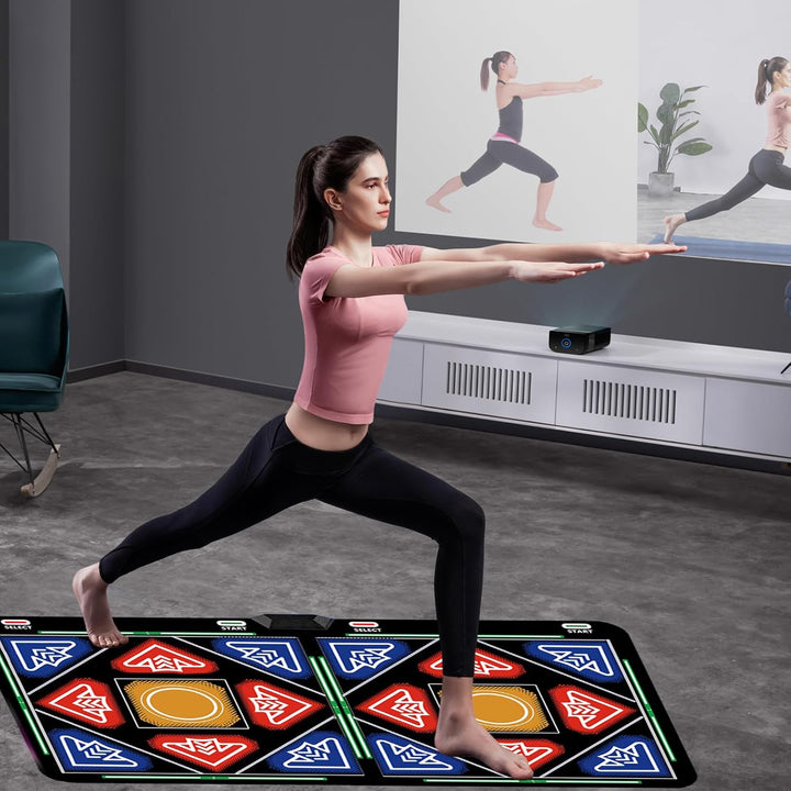 HDMI-Tanzmatte mit Kamera, für TV, Tanzmatte für Kinder und Erwachsene, für zwei Benutzer mit kabell