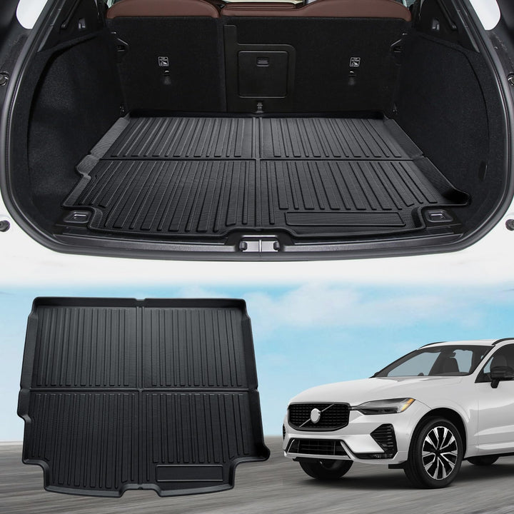 ECOZEN kofferraumwanne für Volvo XC60 2018-2026 TPE Allwetter Kofferraumwanne Original 3D-Scan 3-lag