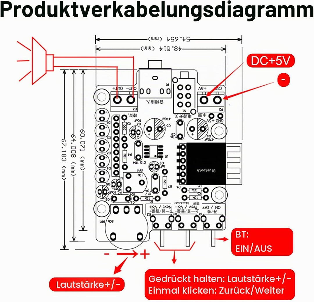 Heemol Mini Audio-Verstärker Production löt Bausatz Kit DIY Small Speaker Parts Small Power Amplifie