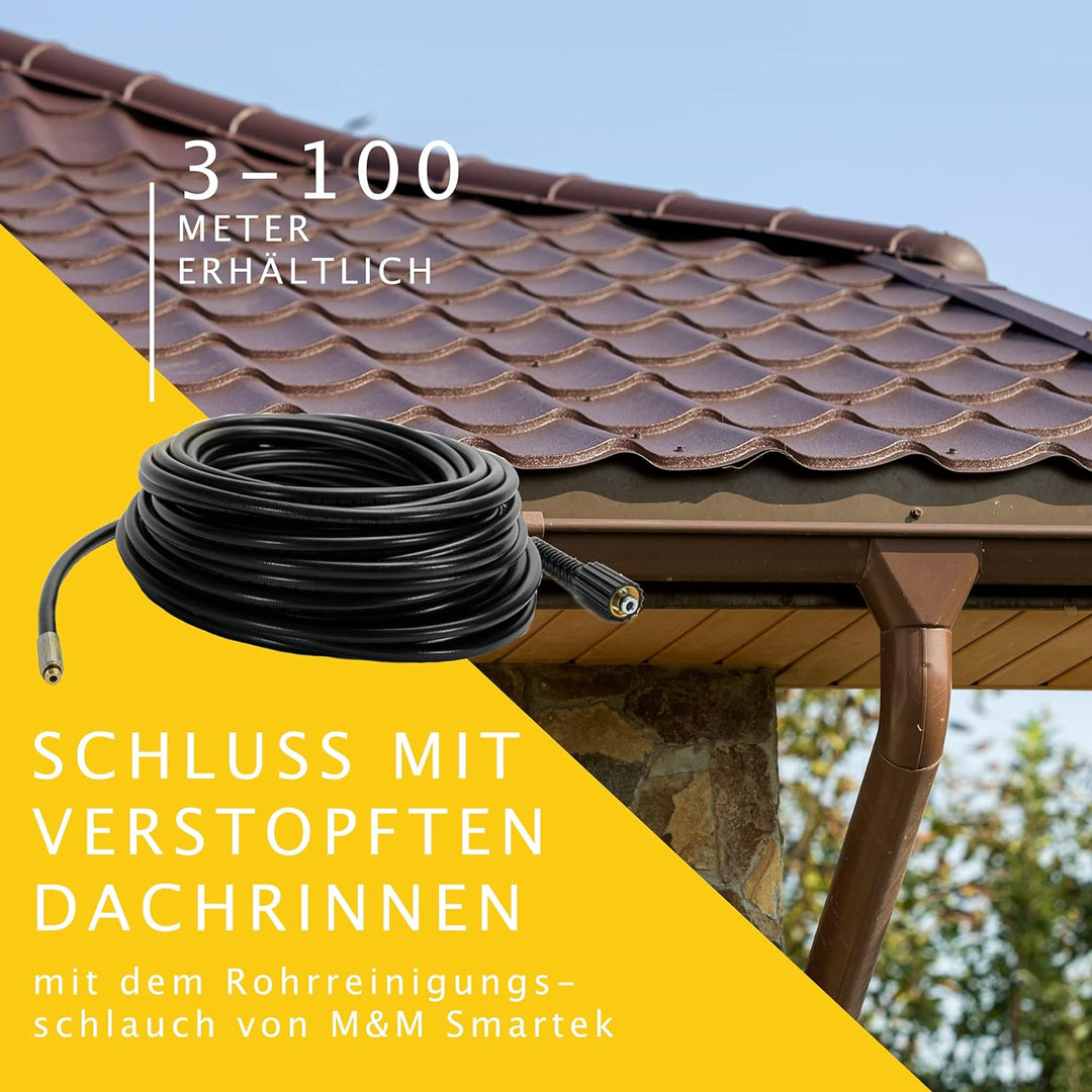 Rohrreinigungsschlauch - Set PROFESSIONAL (5-Teilig) für Kärcher Kränzle Professional HD HDS 6390029