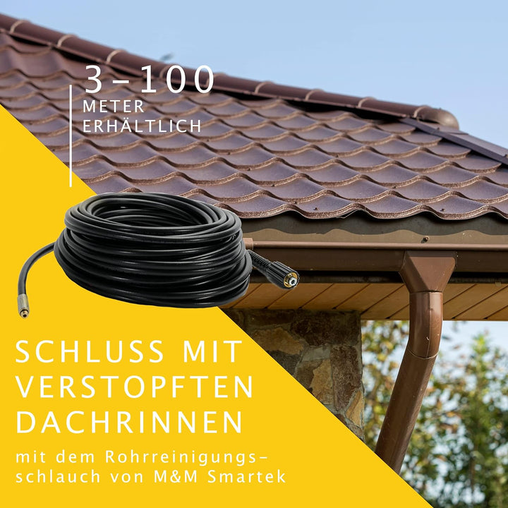 Rohrreinigungsschlauch - Set PROFESSIONAL (5-Teilig) für Kärcher Kränzle Professional HD HDS 6390029