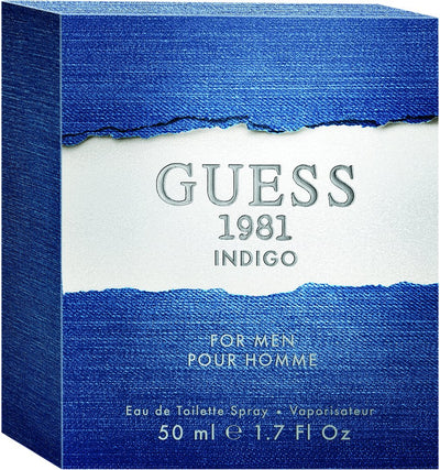 Guess 1981 Indigo for Men, Eau de Toilette 50ml 50 ml, 50 ml