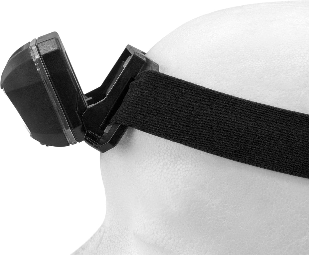 ANSMANN HD280RS LED-Kopflampe, superleicht, dezent, kompakt mit einstellbarem Kopfband, wiederauflad